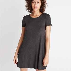 Madewell Ribbed Swingy Tee Dress Size Small